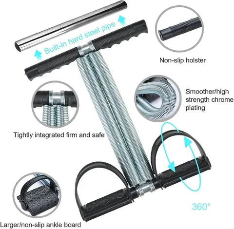 Double Spring Tummy Trimmer for Weight Loss