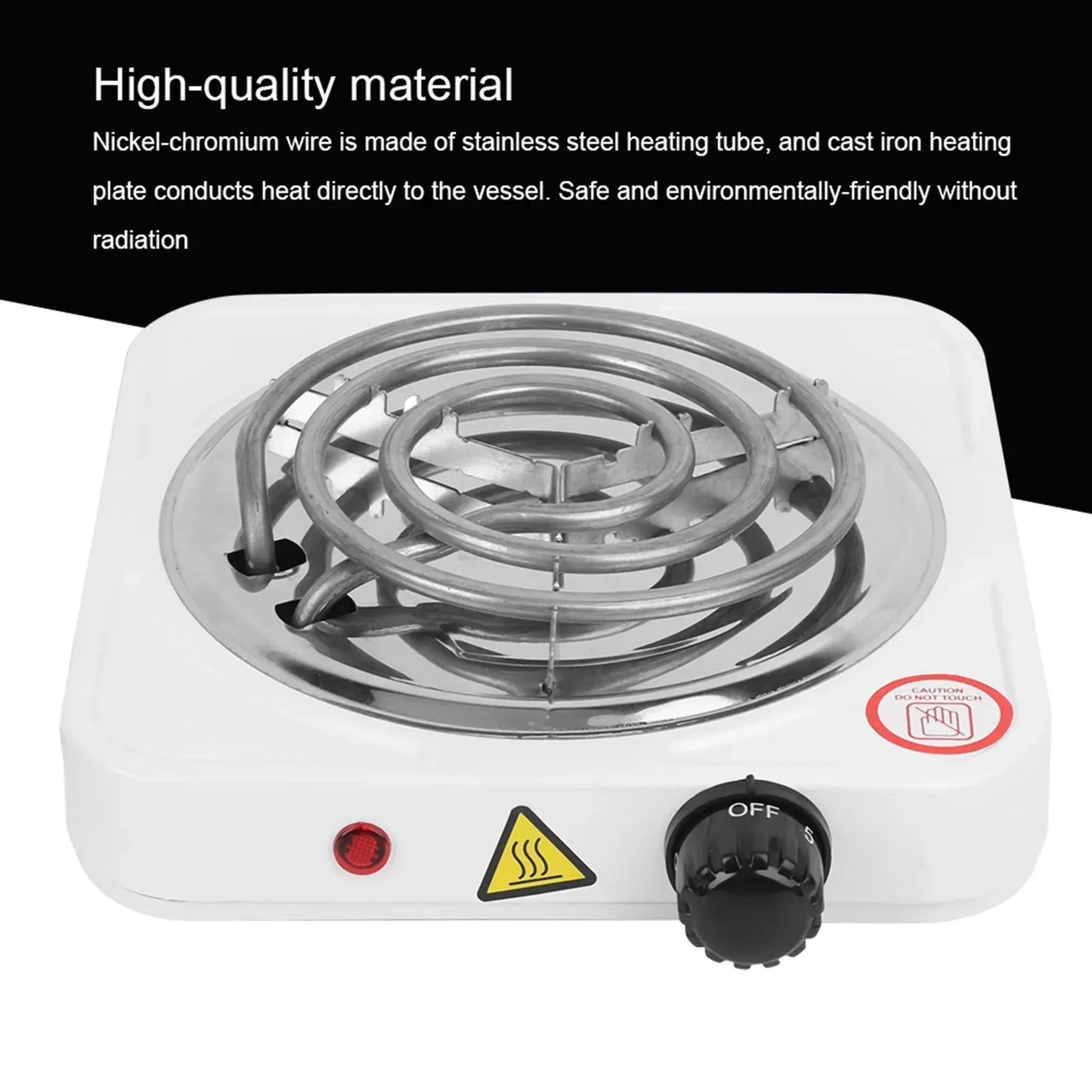 Electric Stove & Hot Plate & Cooker- 1000W