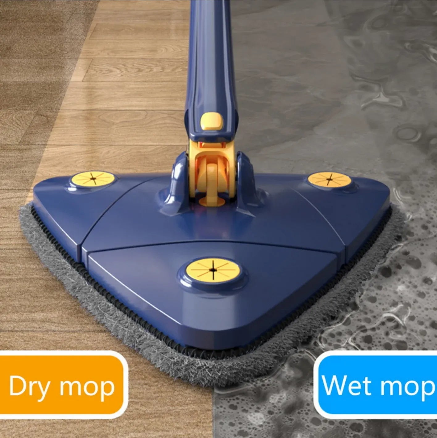 360 Degree Triangular Mop for Cleaning