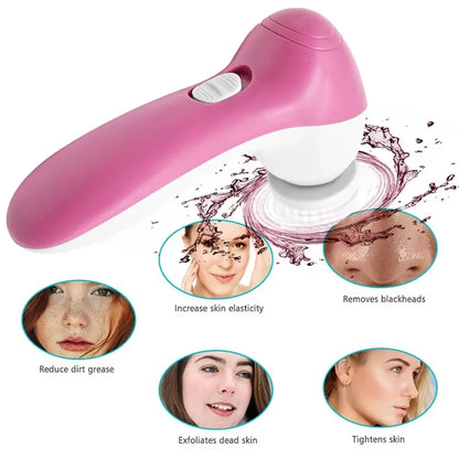 5 in 1 Facial Massager and Cleanser- Blackhead Cleanser