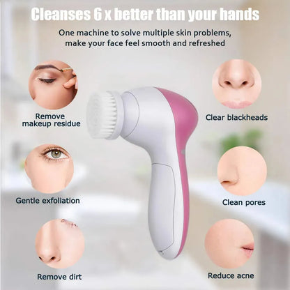 5 in 1 Facial Massager and Cleanser- Blackhead Cleanser